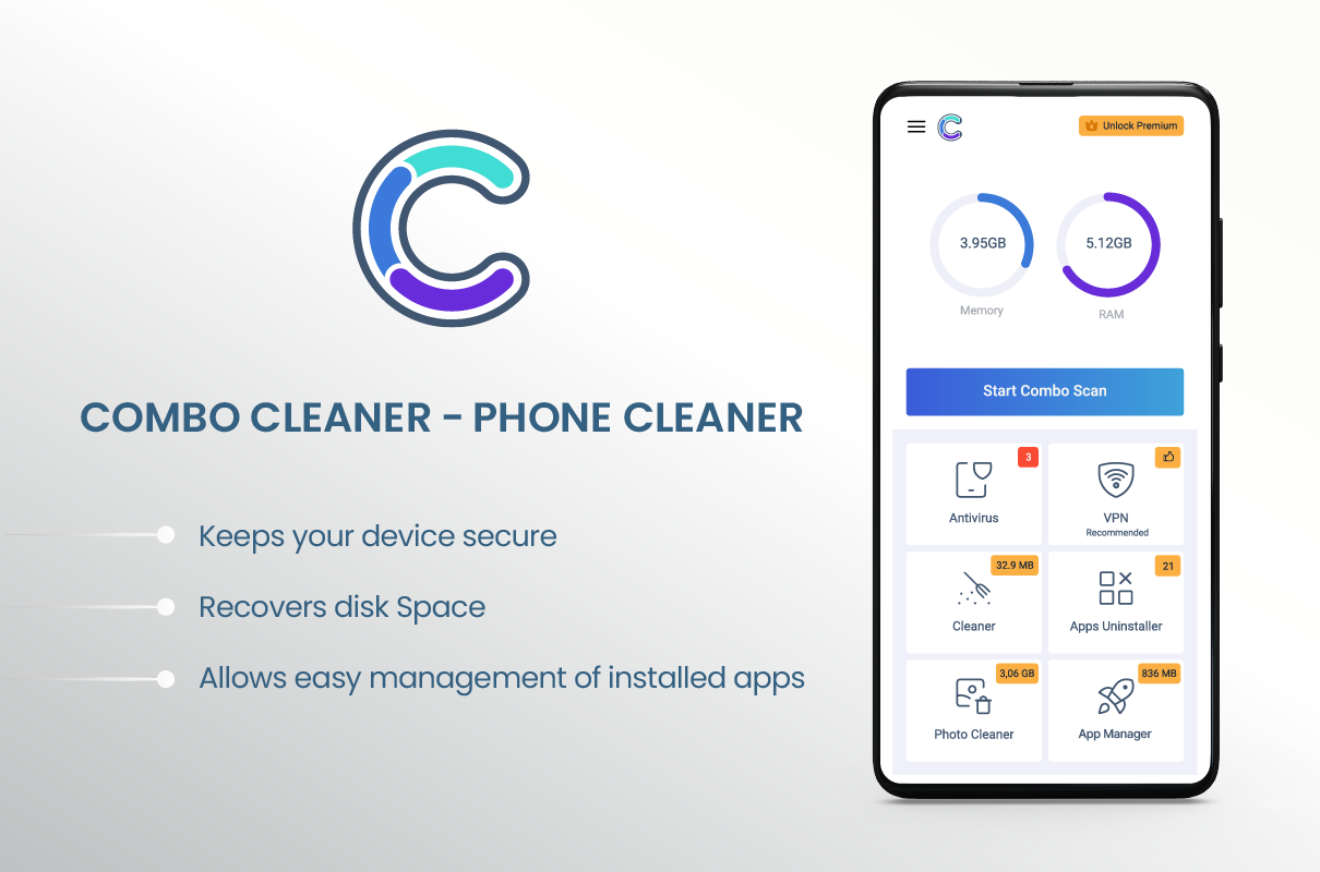 Combo Cleaner - Phone cleaner